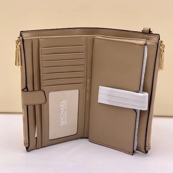 Michael Kors Wallet Wristlet Camel Multi Color - Picture 4 of 14
